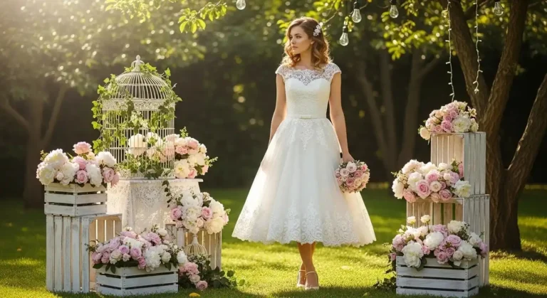 How to Choose a Tea Length Wedding Dress for a Vintage Bridal Look
