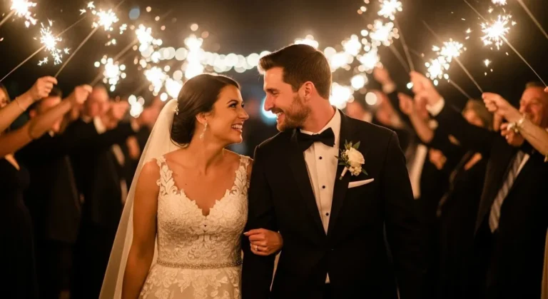 20 Sparkling Wedding Exit Ideas That Will Wow Everyone