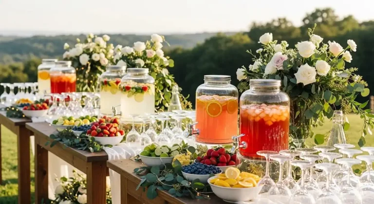 20 Unique Wedding Drink Stations That Will Impress Guests
