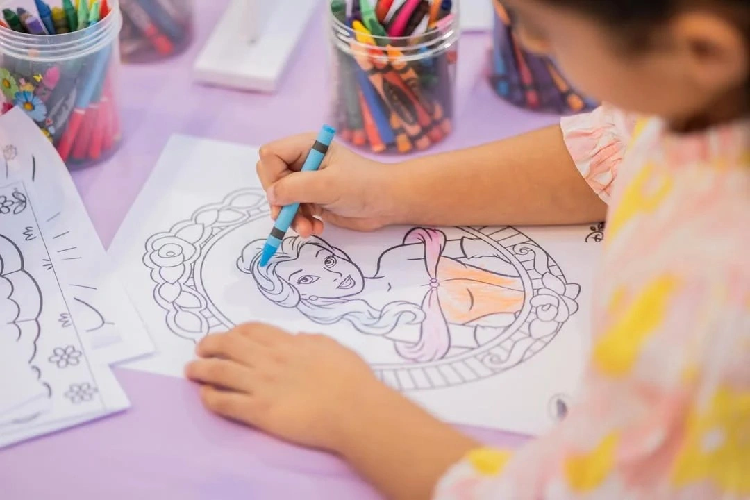 DIY Coloring Station