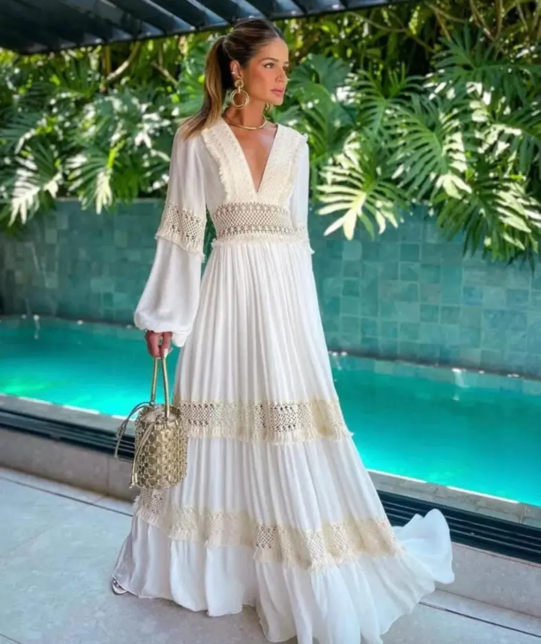 Empire Waist Boho Dress