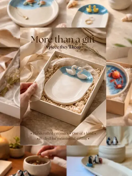 Ceramic Ring Dish Box