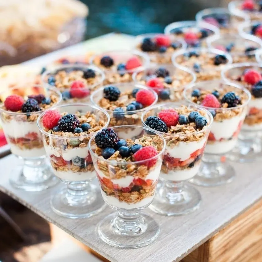 Fruit and Cream Parfait