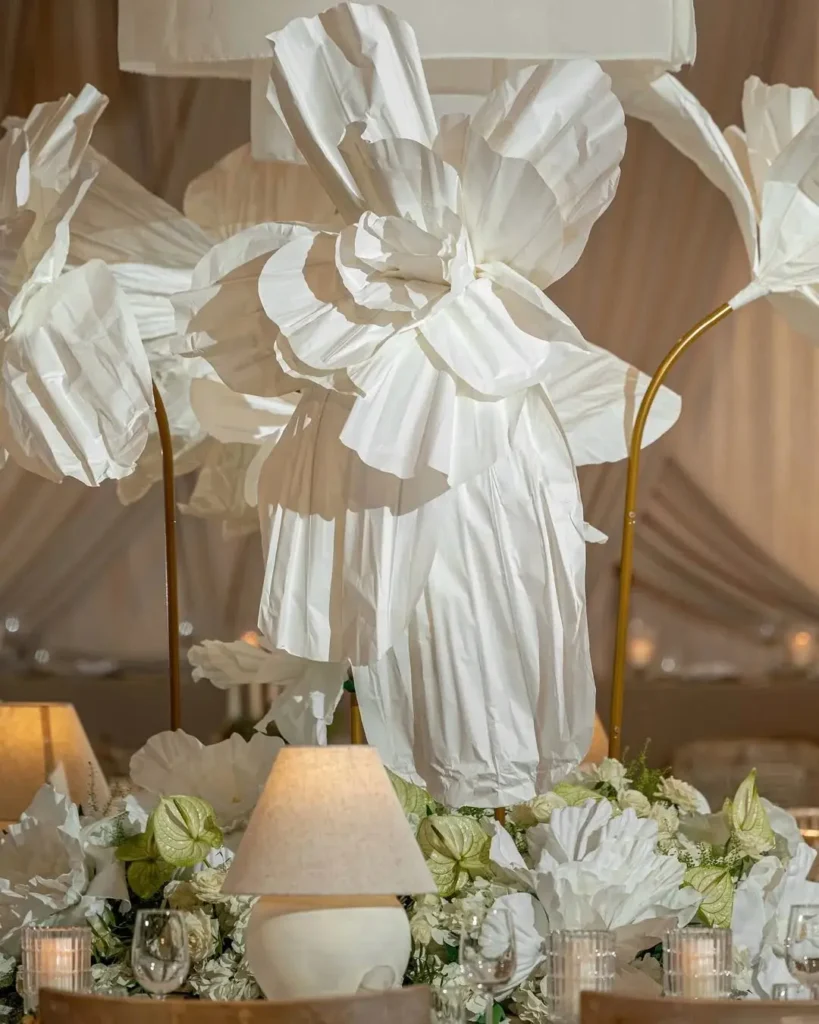 Paper Flower Installation
