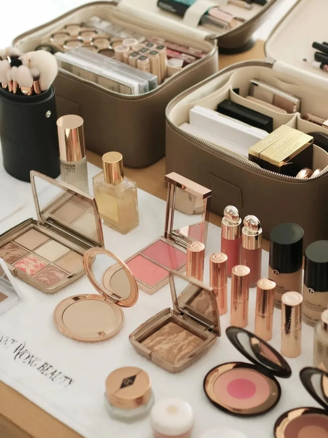 Organized Makeup Setup 
