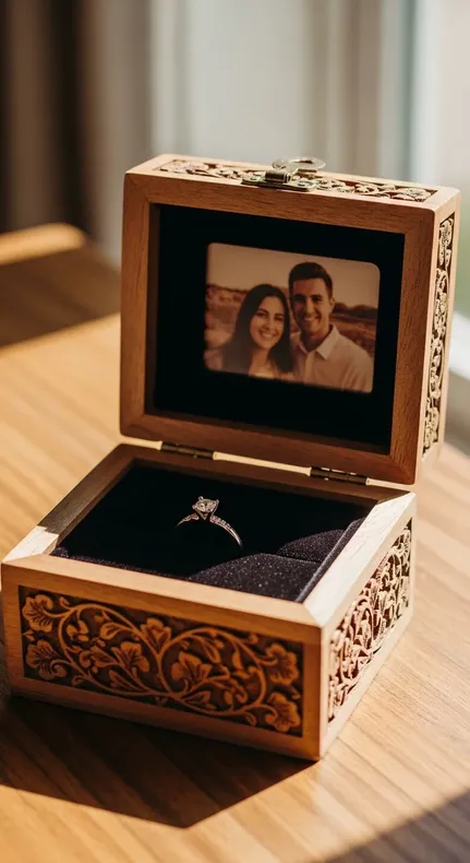Photo Frame Ring Box