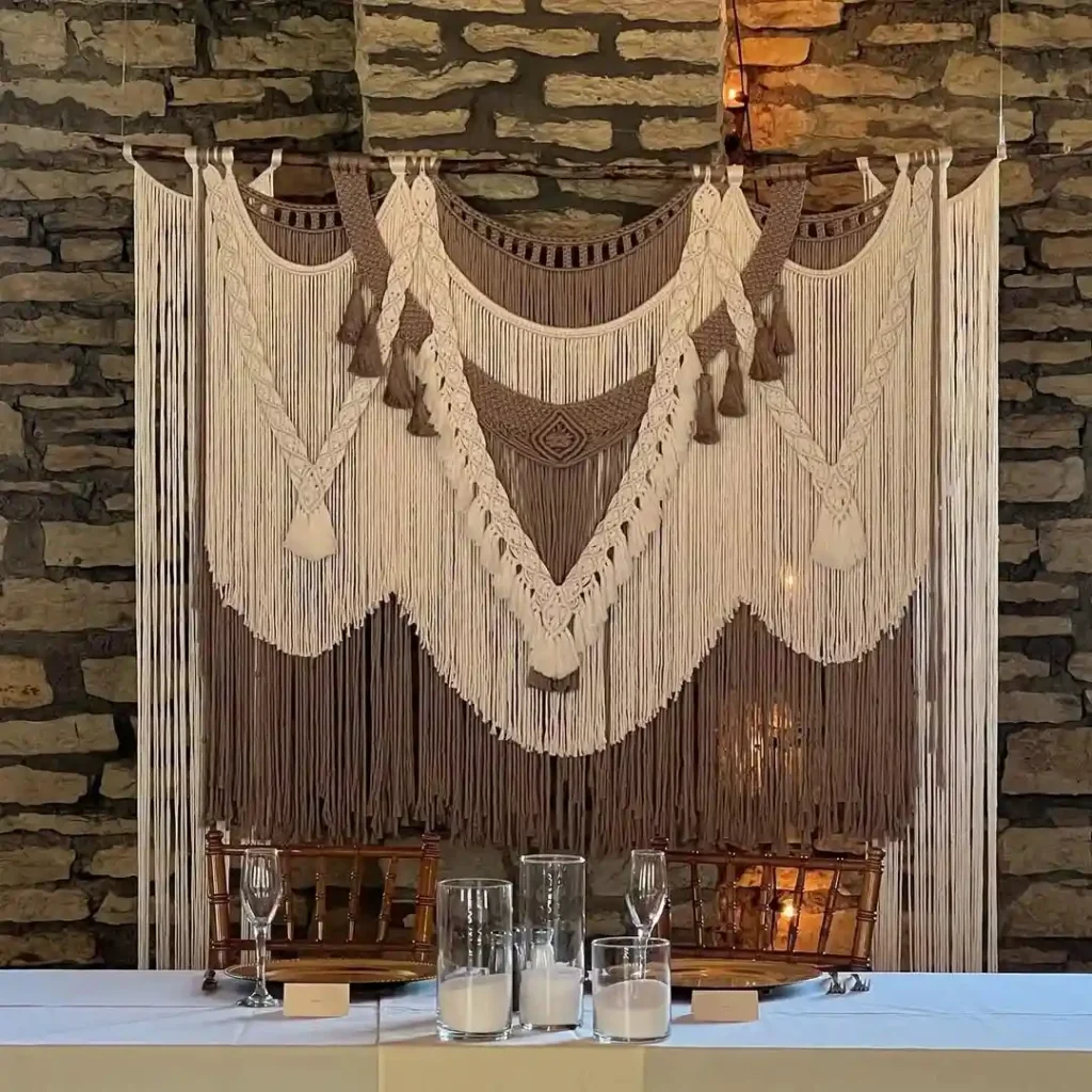 Macrame Boho Curtain