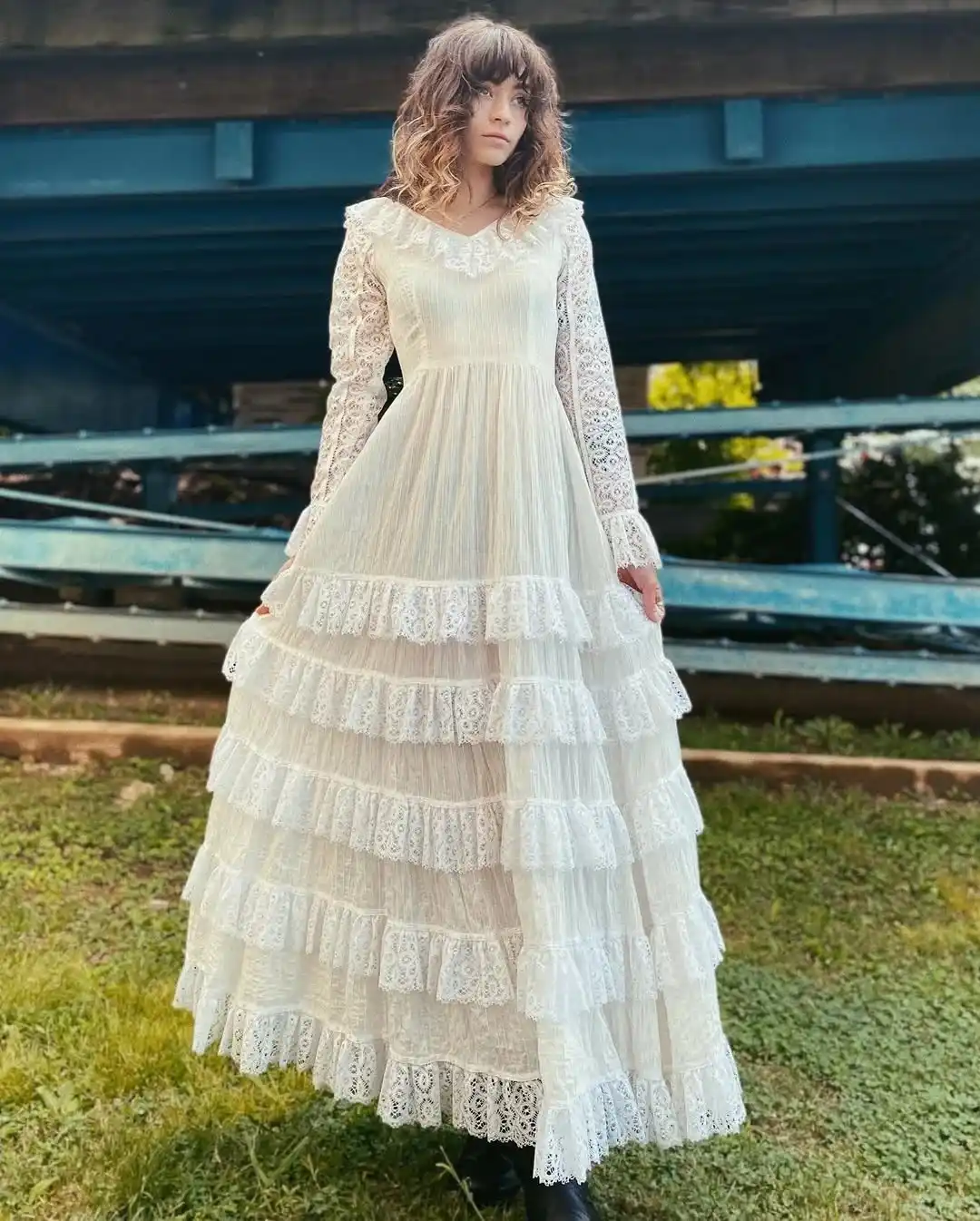 Vintage Prairie Inspired Gown