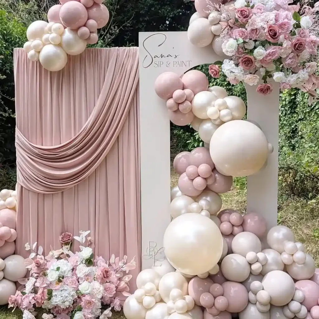 Balloon Garland Backdrop