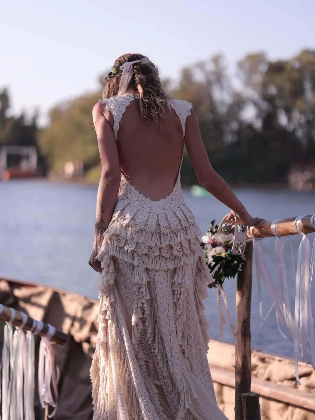 Fringe and Tassel Boho Dress