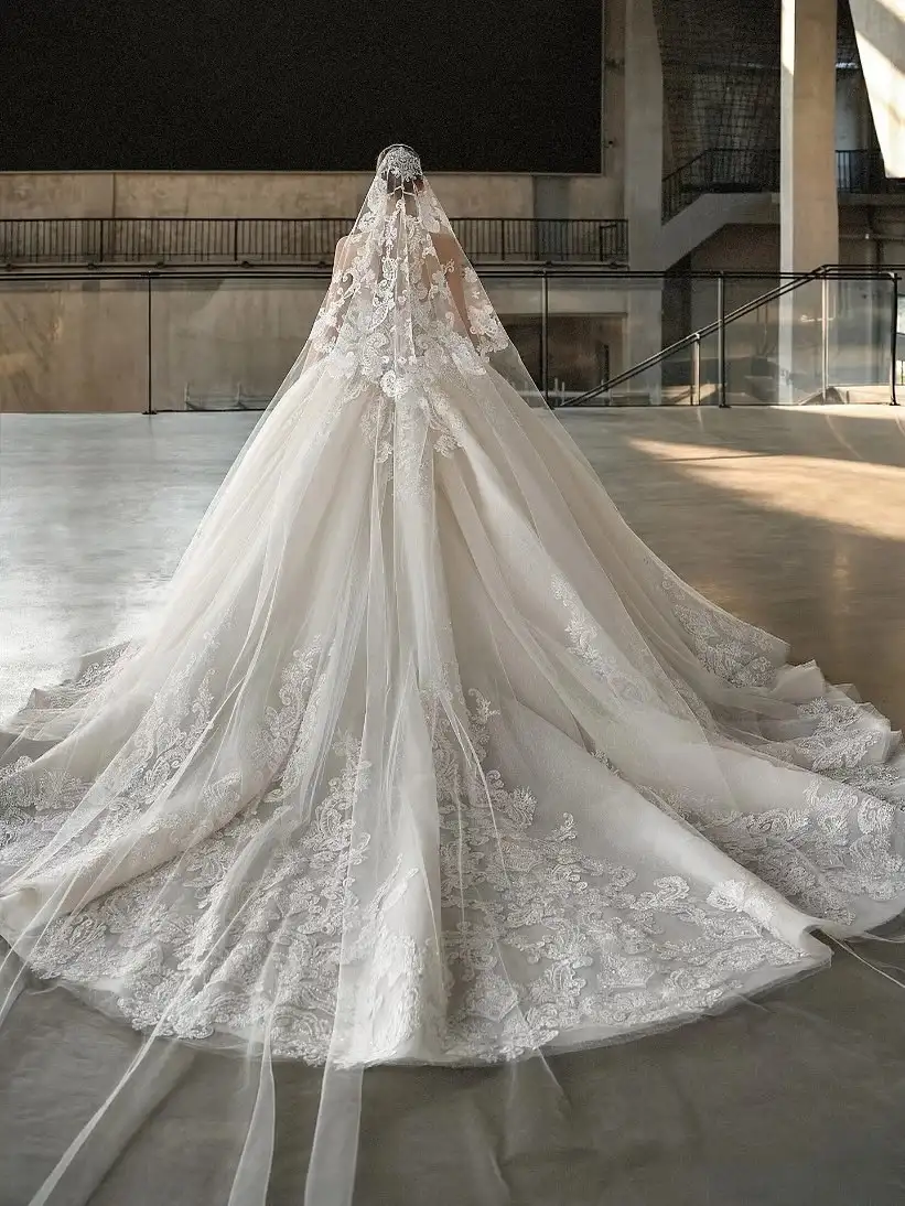 Cathedral Train Dress