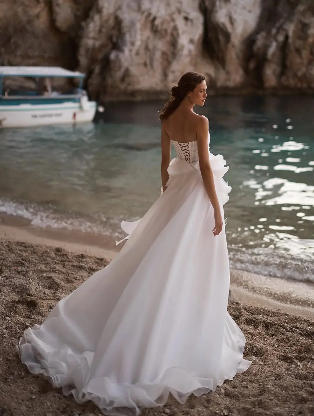 A-Line Dress with Airy Fabric
