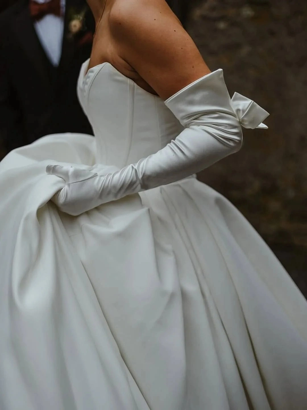 Satin Bridal Gloves