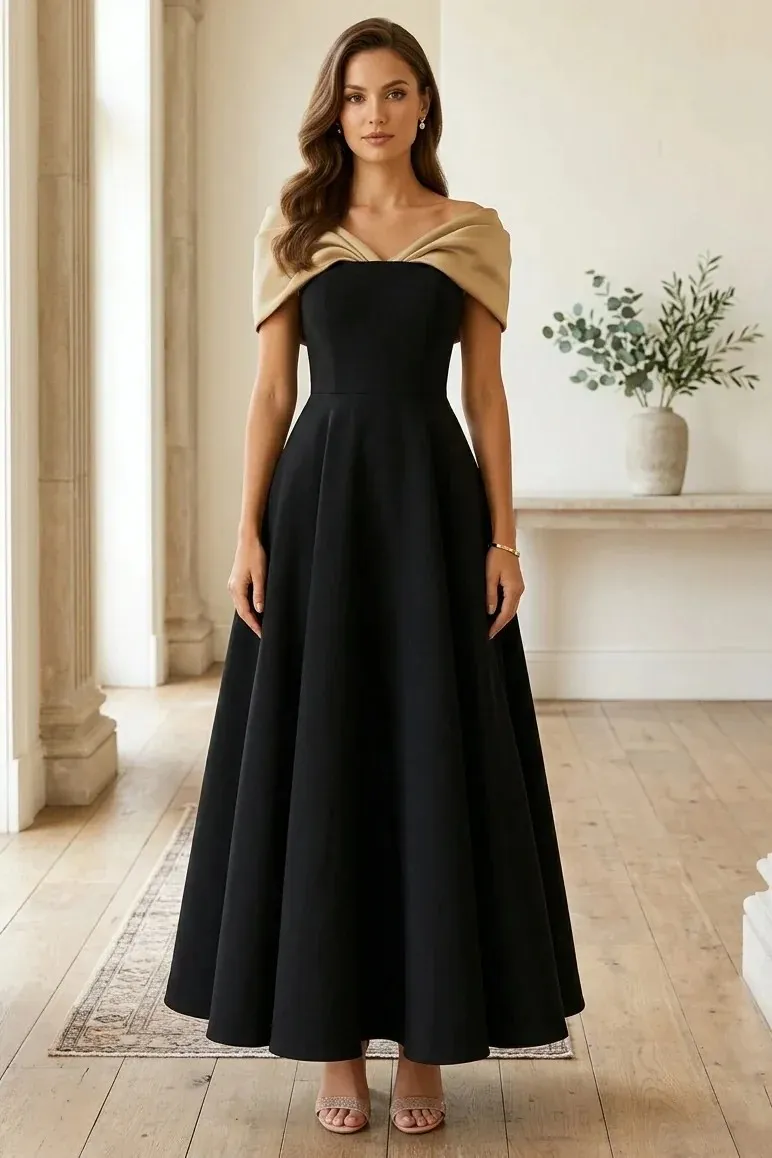 Off-the-Shoulder Style Dress