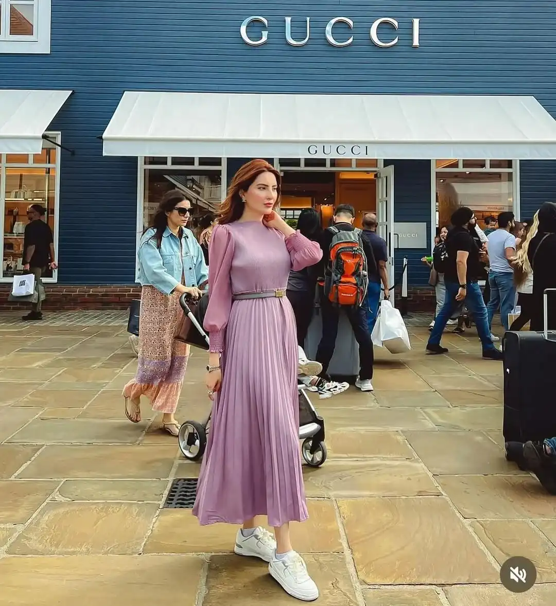 Lavender Fit-and-Flare Dress