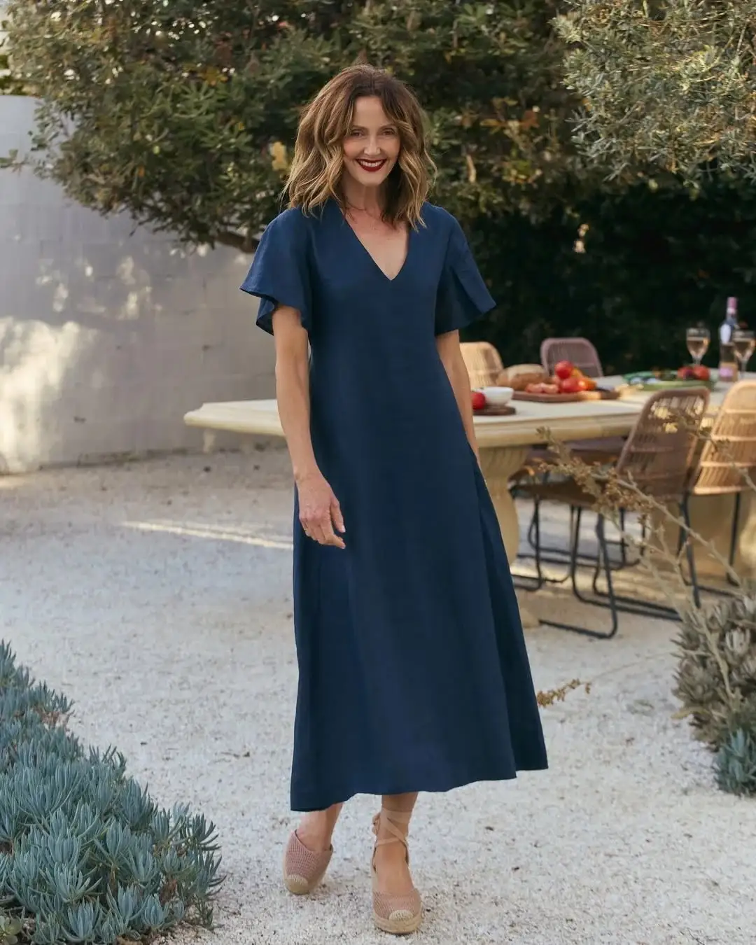 Flutter Sleeve Dress