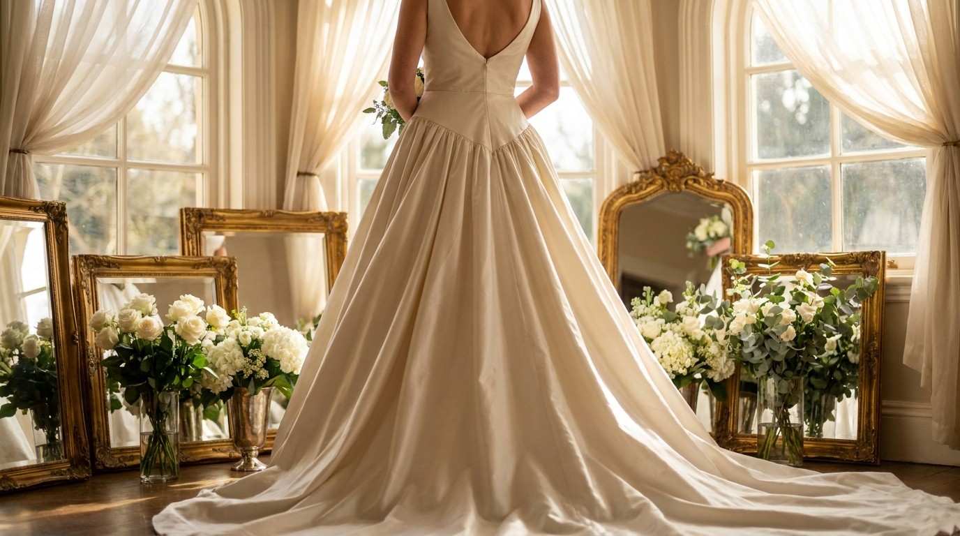 Drop waist wedding dresses
