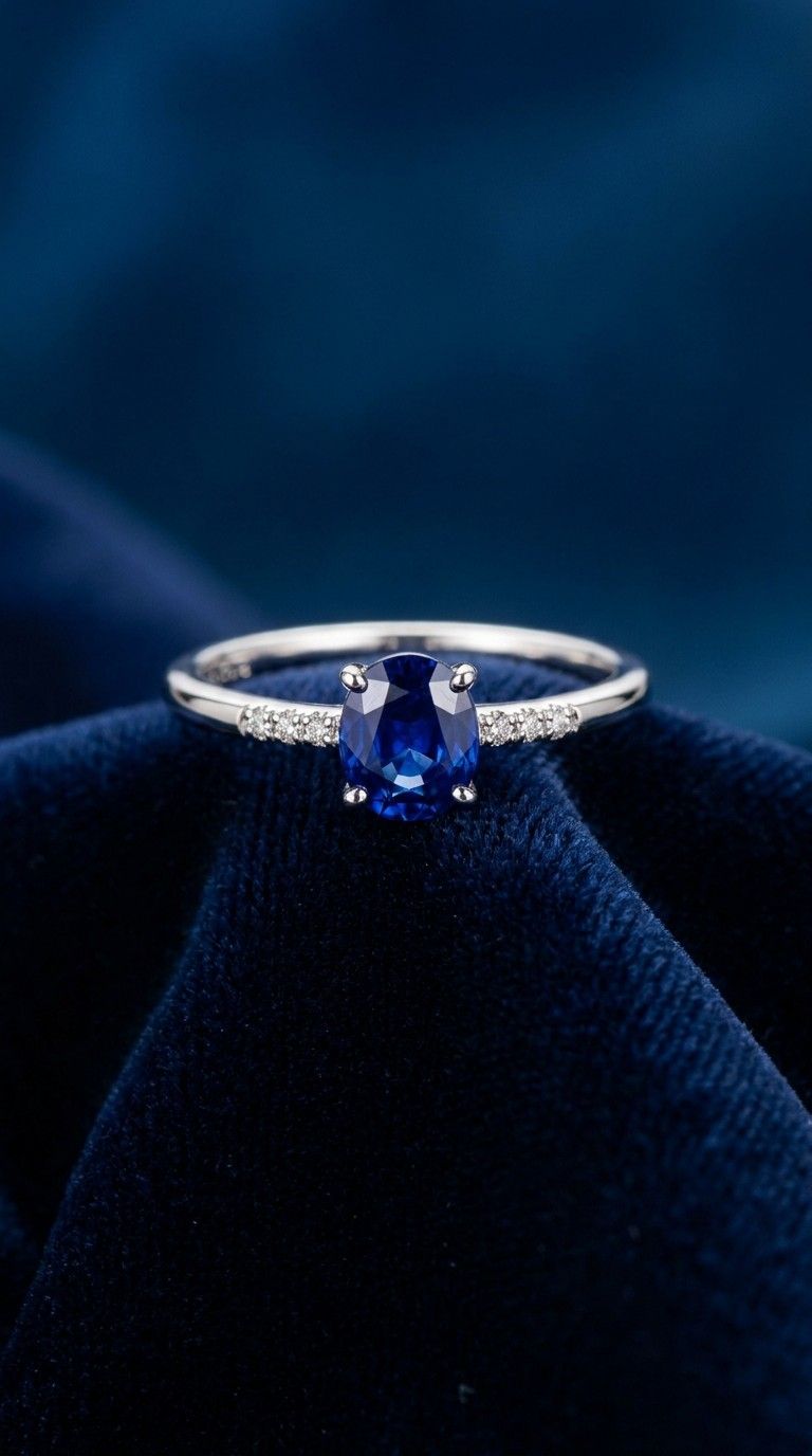 Sapphire Center Stone Ring