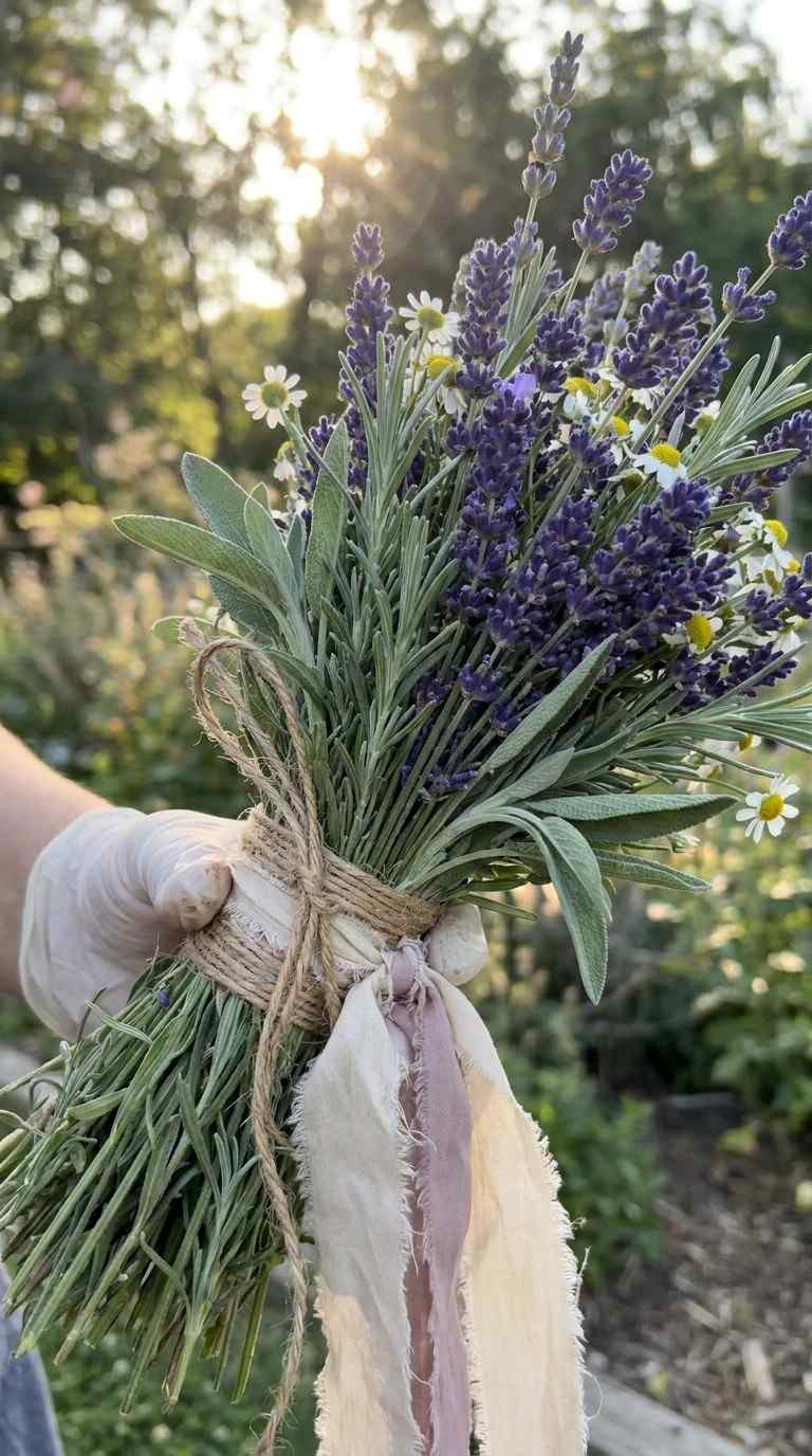 Lavender and Herb Bouquet