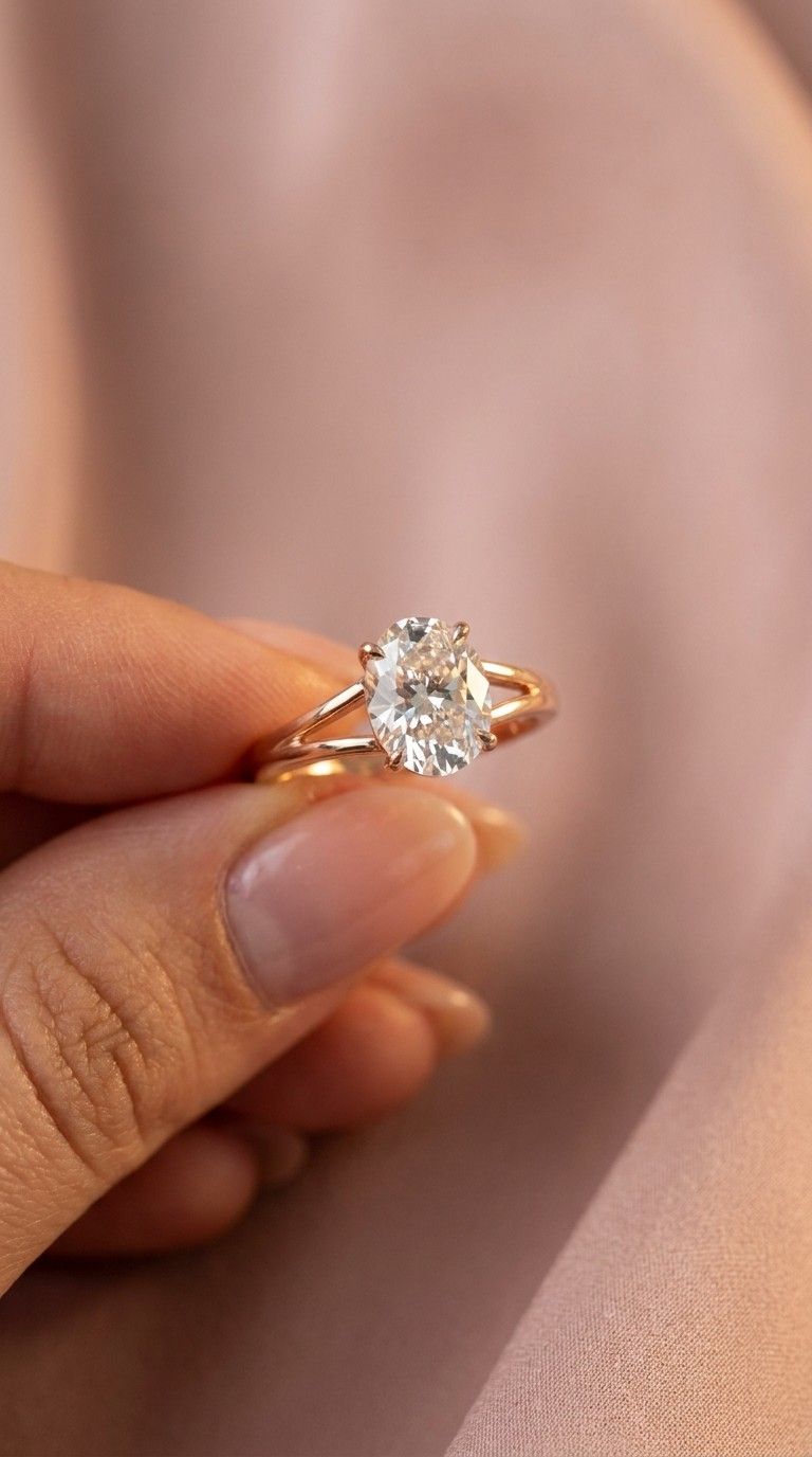 Oval Cut Diamond Ring
