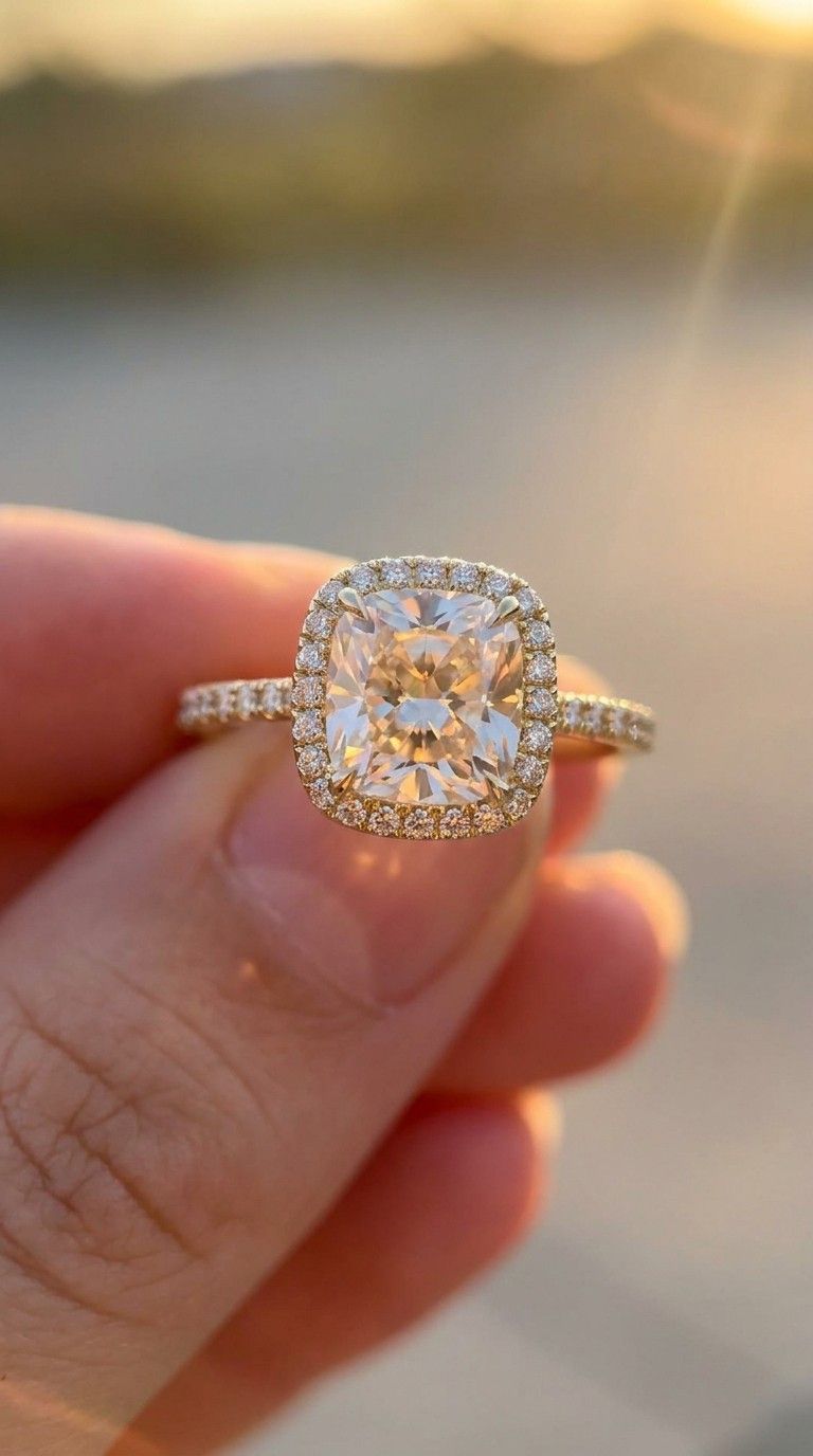 Cushion Cut Ring