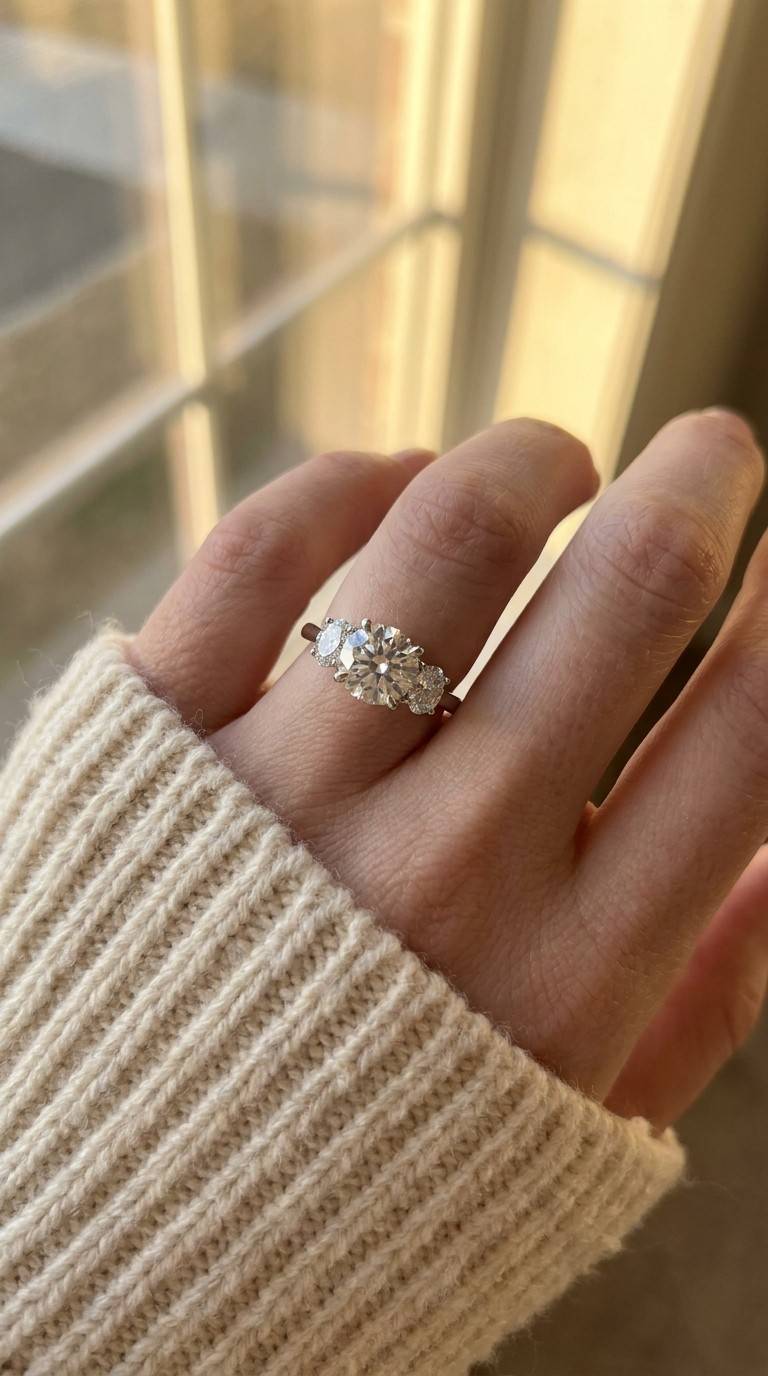 Three-Stone Engagement Ring