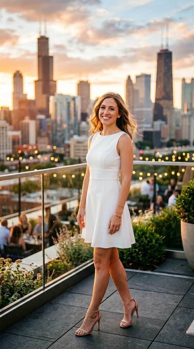 Classic Little White Dress
