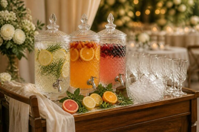 Unique Wedding Drink Stations That Will Impress Guests